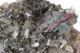 Roselite and Calcite Crystal Association - Morocco #159436-1